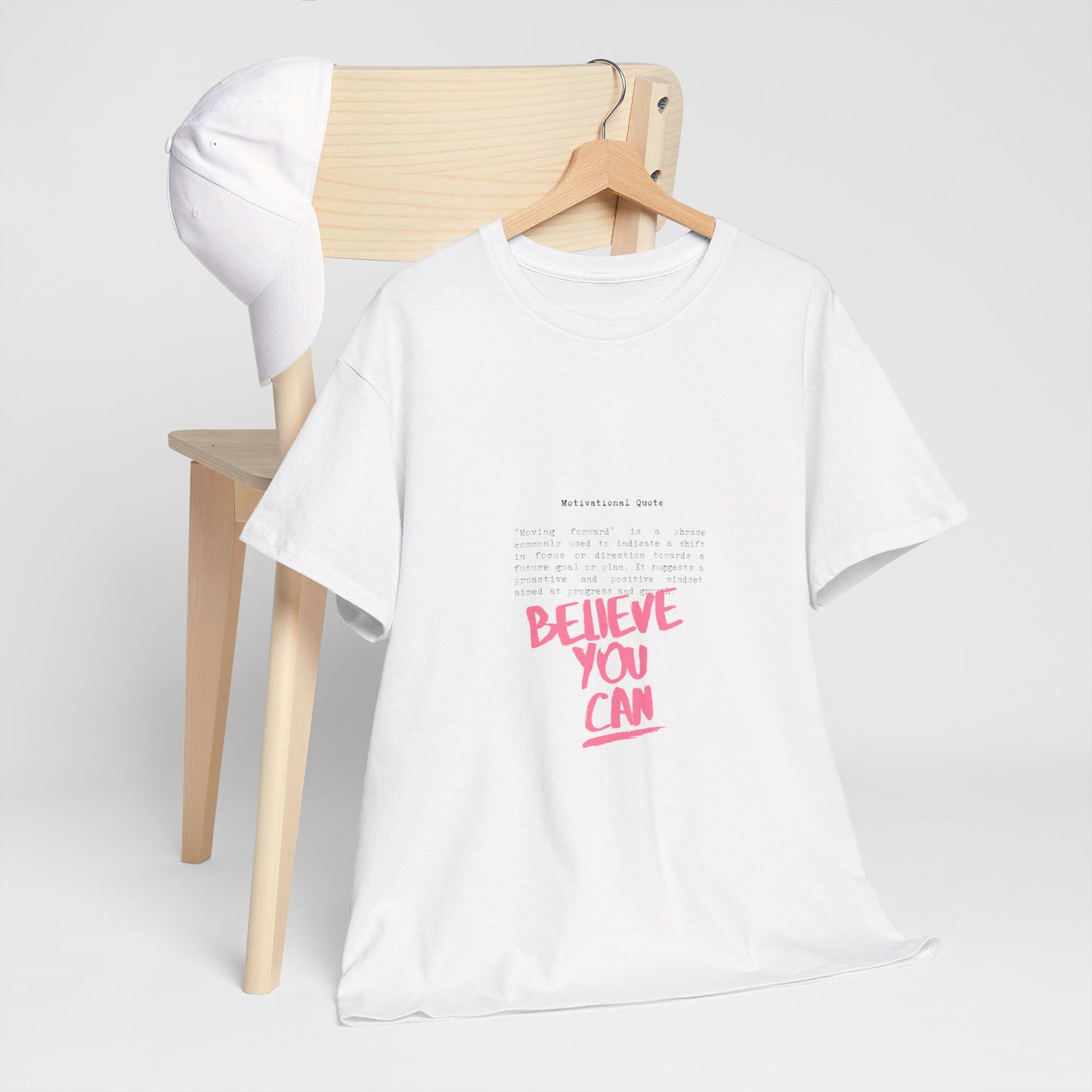 Unisex Cotton Tee "Belive You Can"