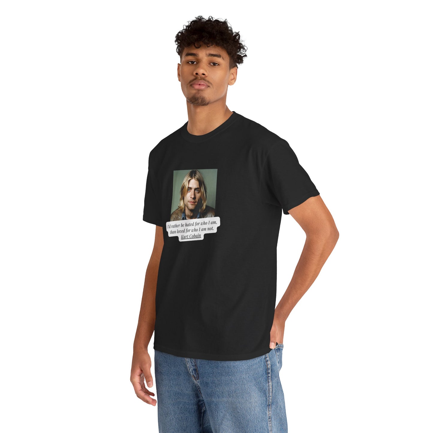 Unisex Kurt Cobain Cotton Tee