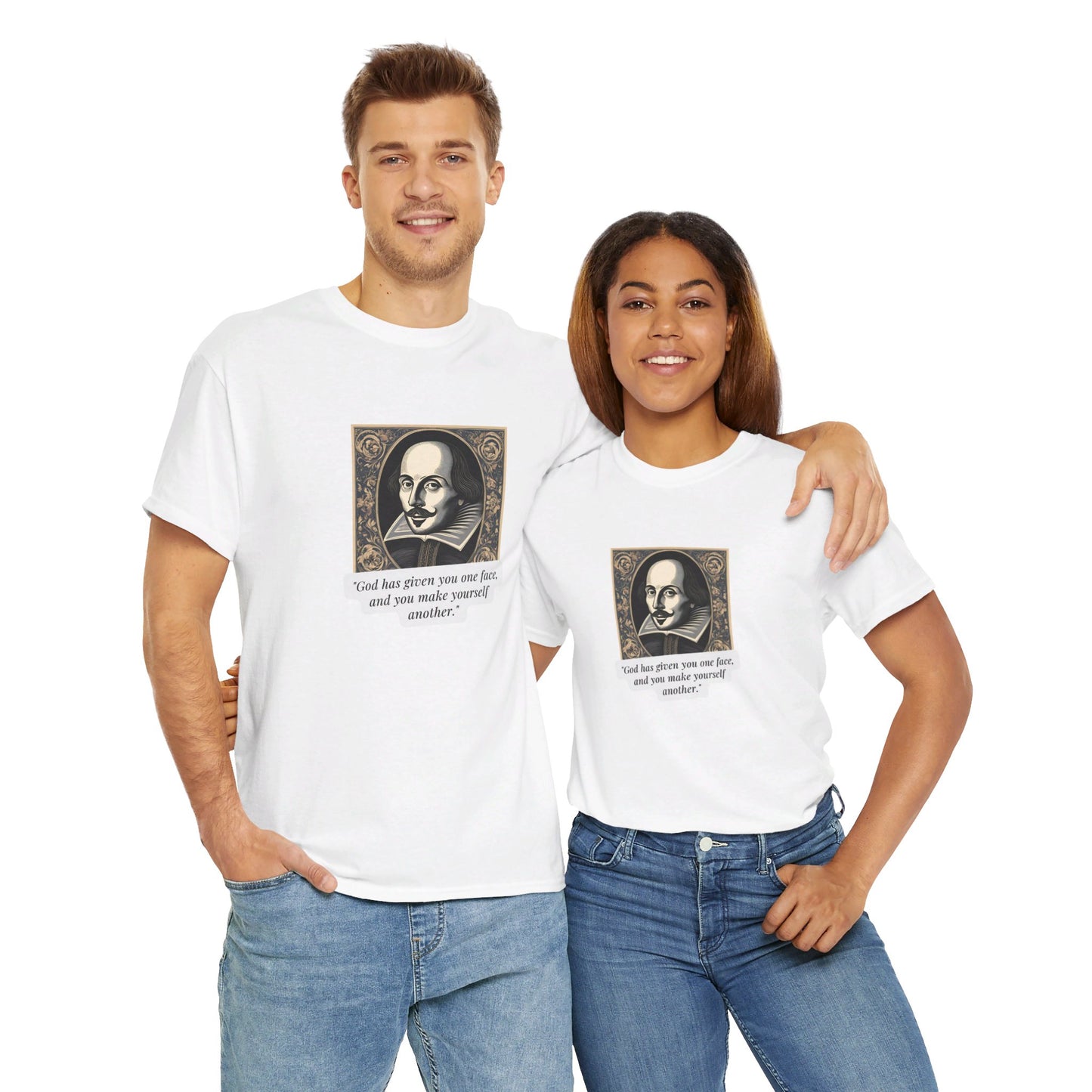 Unisex Cotton Tee "William Shakespeare"