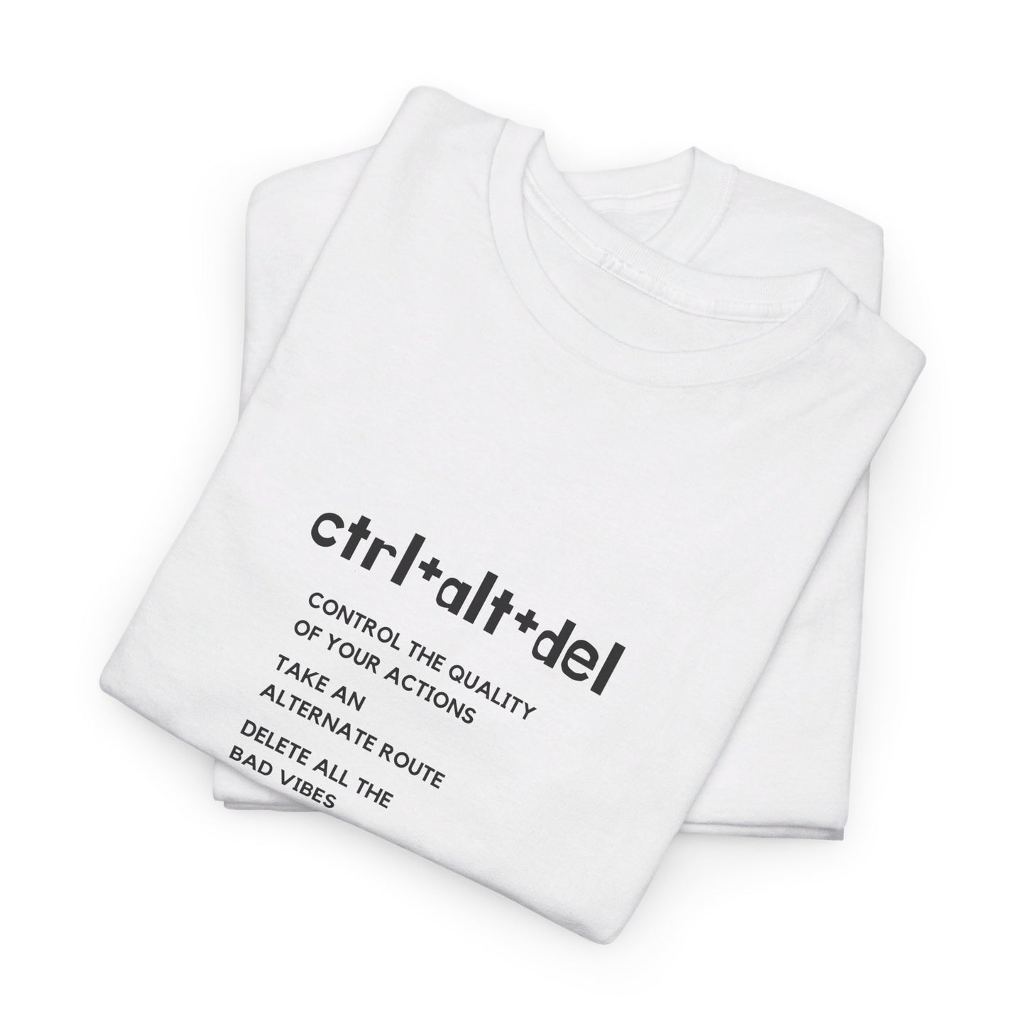 Unisex Cotton Tee "ctrl+alt=del"