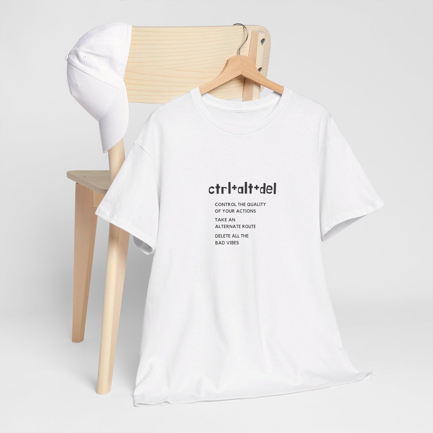 Unisex Cotton Tee "ctrl+alt=del"