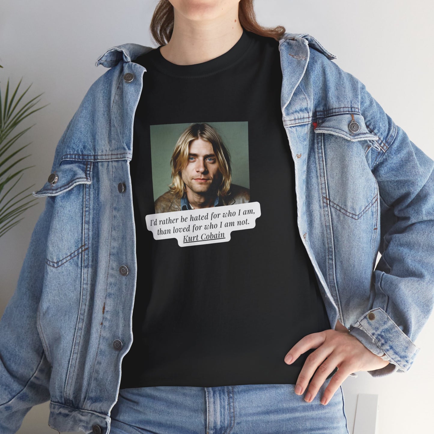 Unisex Kurt Cobain Cotton Tee