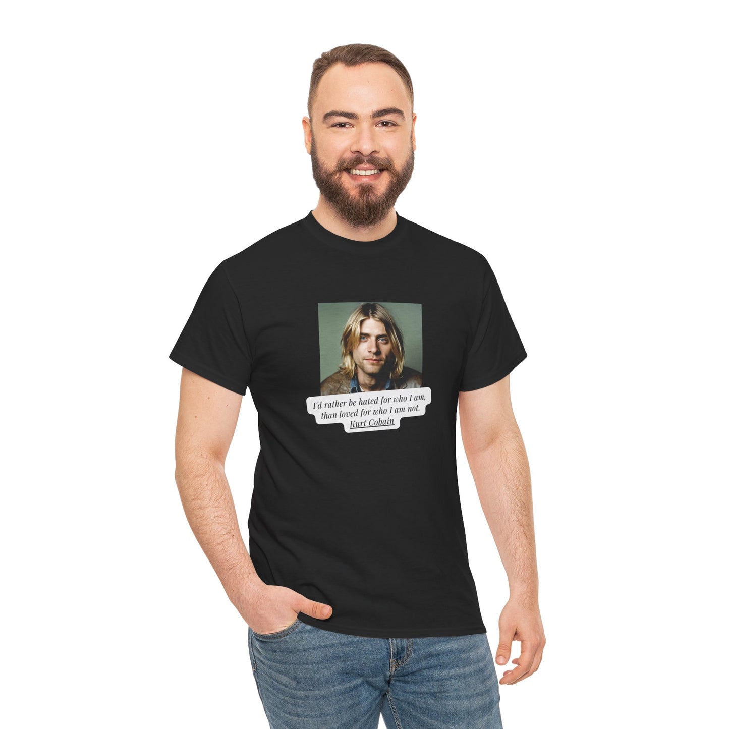 Unisex Kurt Cobain Cotton Tee