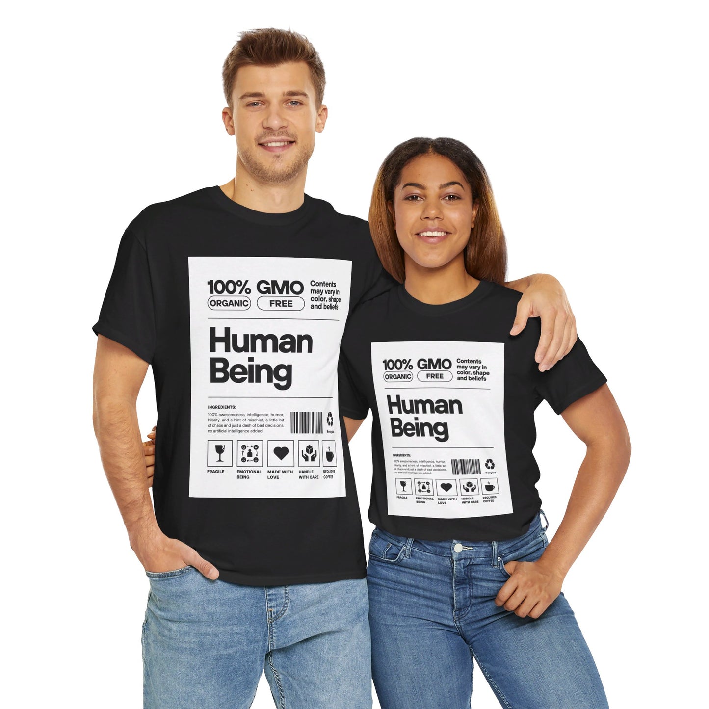 Unisex  Cotton Tee "Human Being"