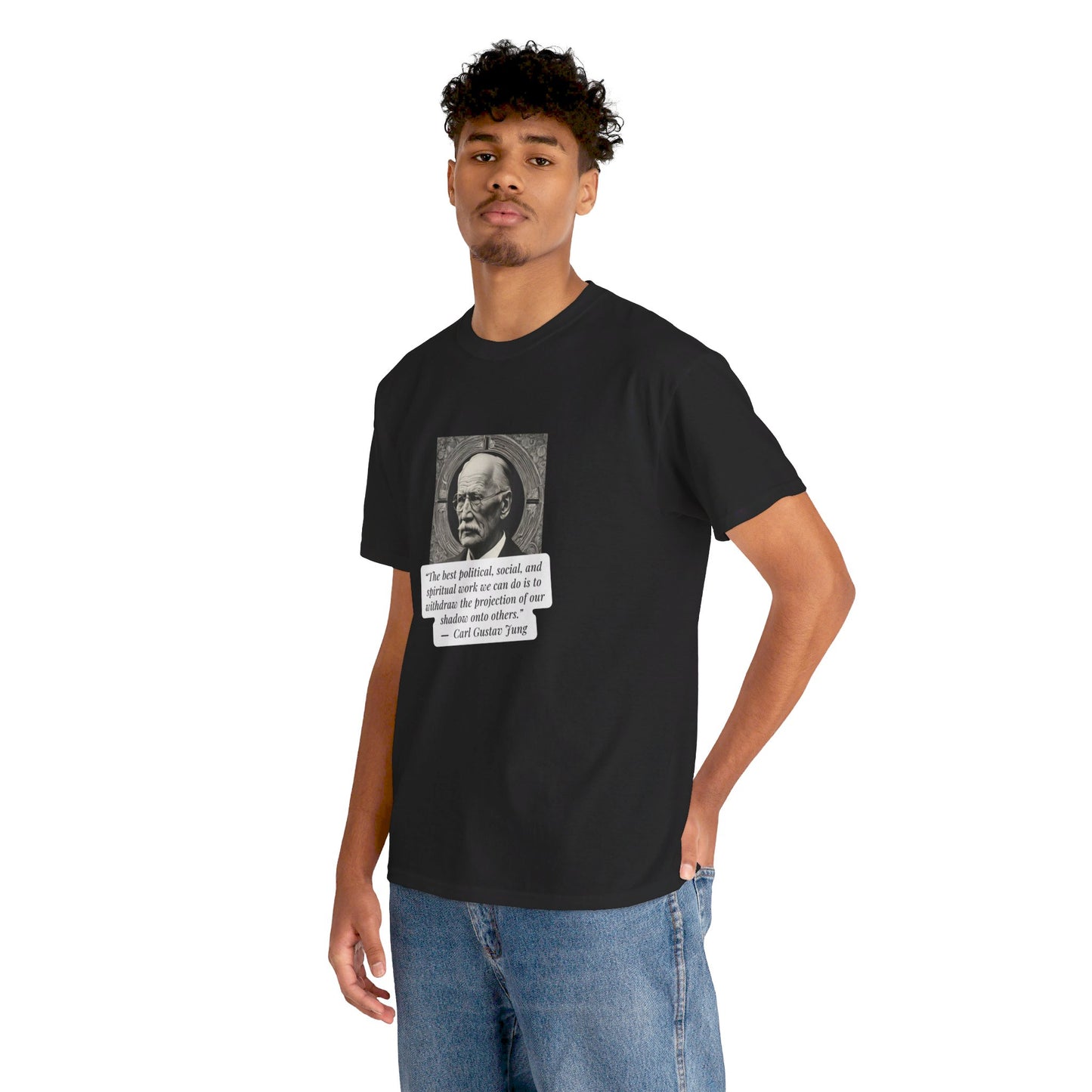 Unisex Cotton Tee "Carl Gustav Jung"