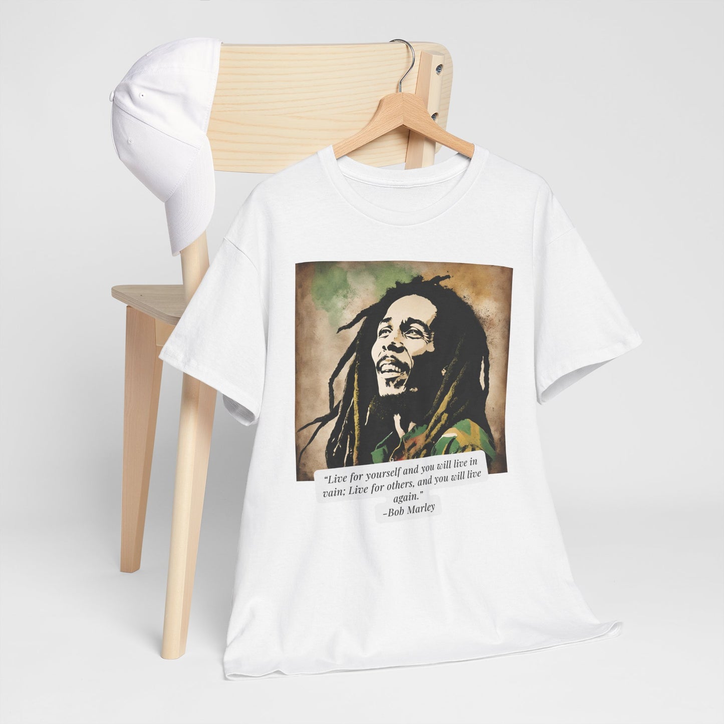 Unisex  Bob Marley Cotton Tee