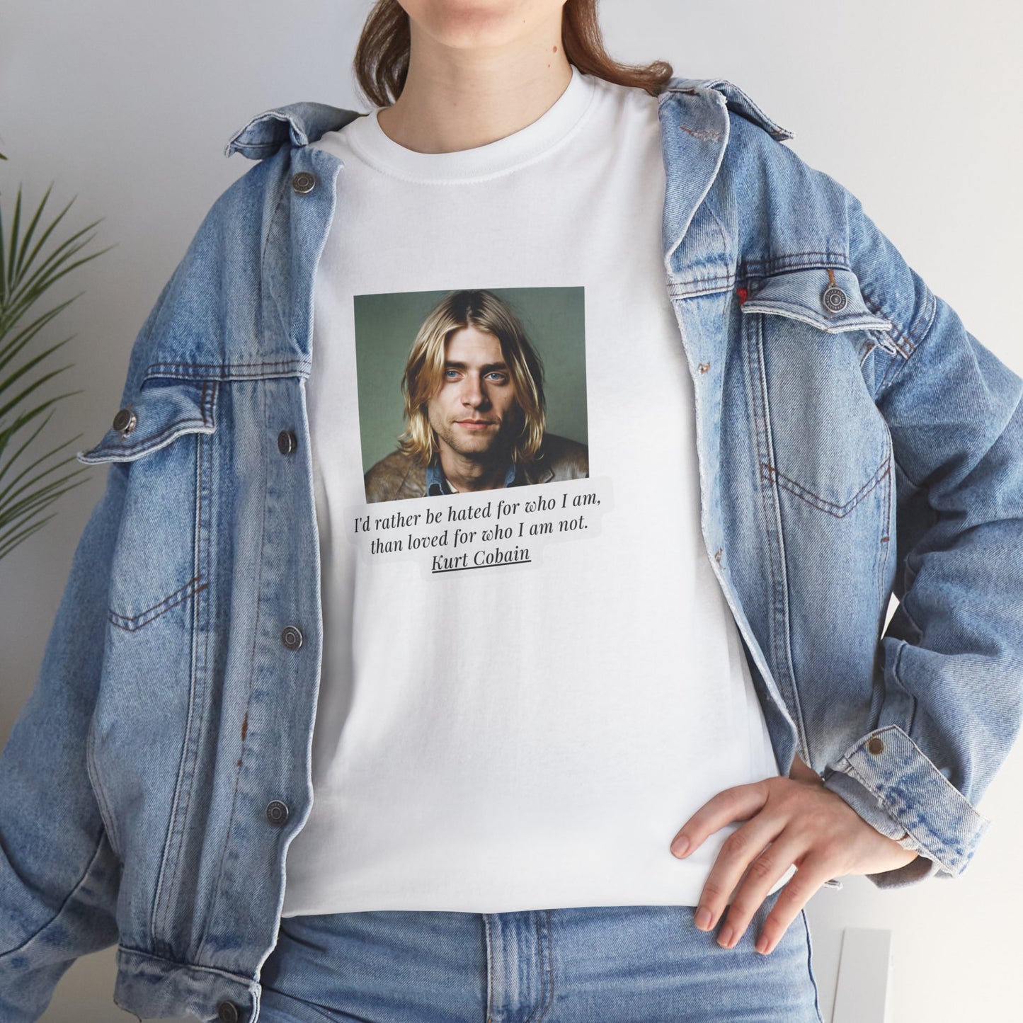 Unisex Kurt Cobain Cotton Tee