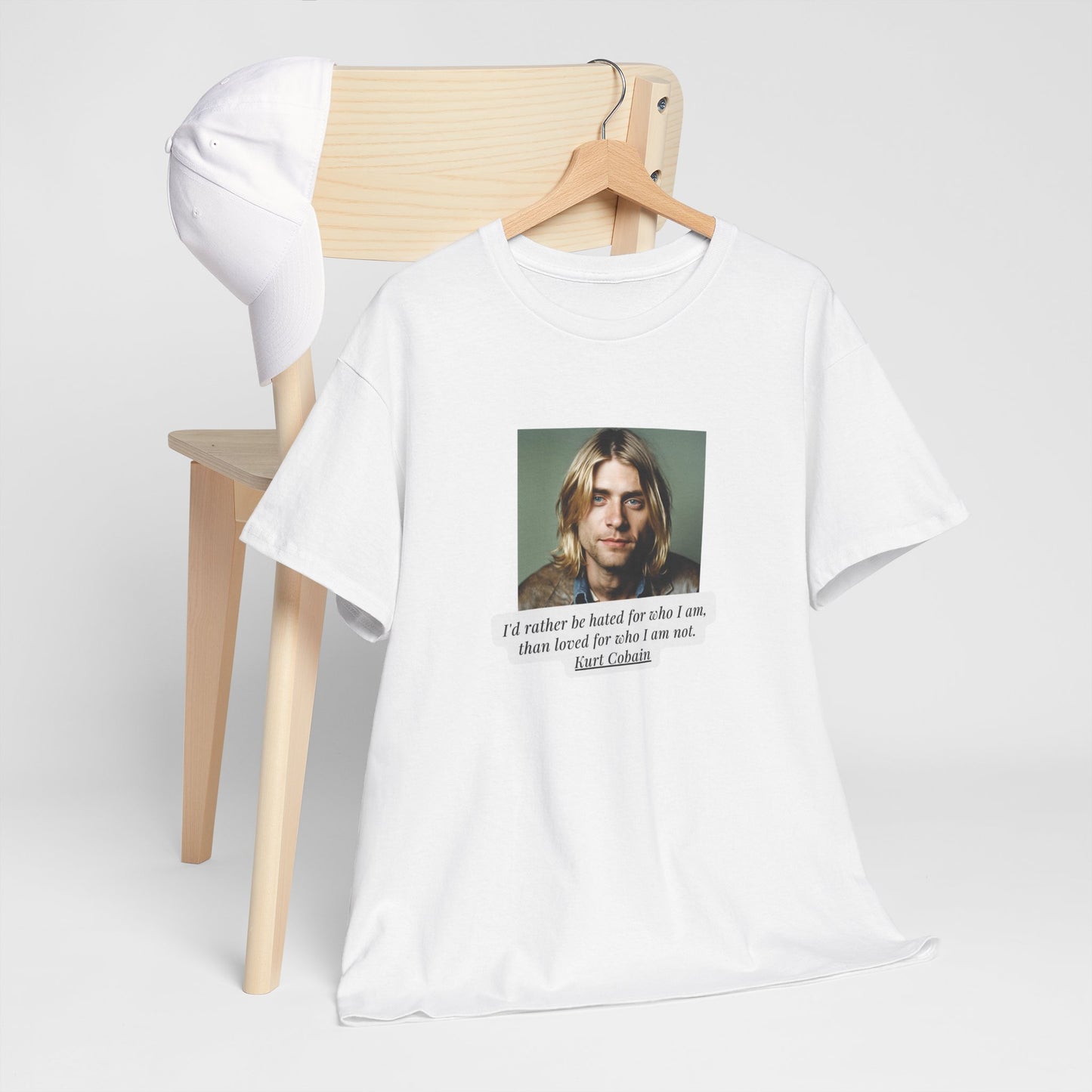 Unisex Kurt Cobain Cotton Tee