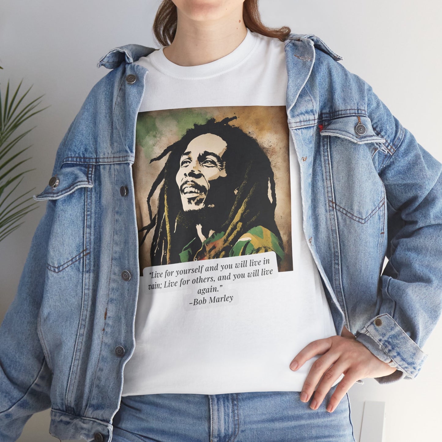 Unisex  Bob Marley Cotton Tee