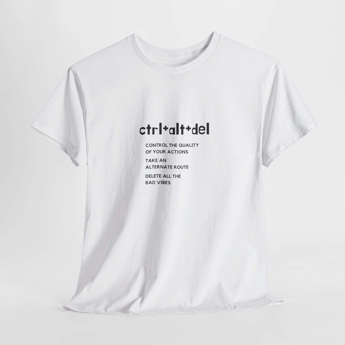 Unisex Cotton Tee "ctrl+alt=del"