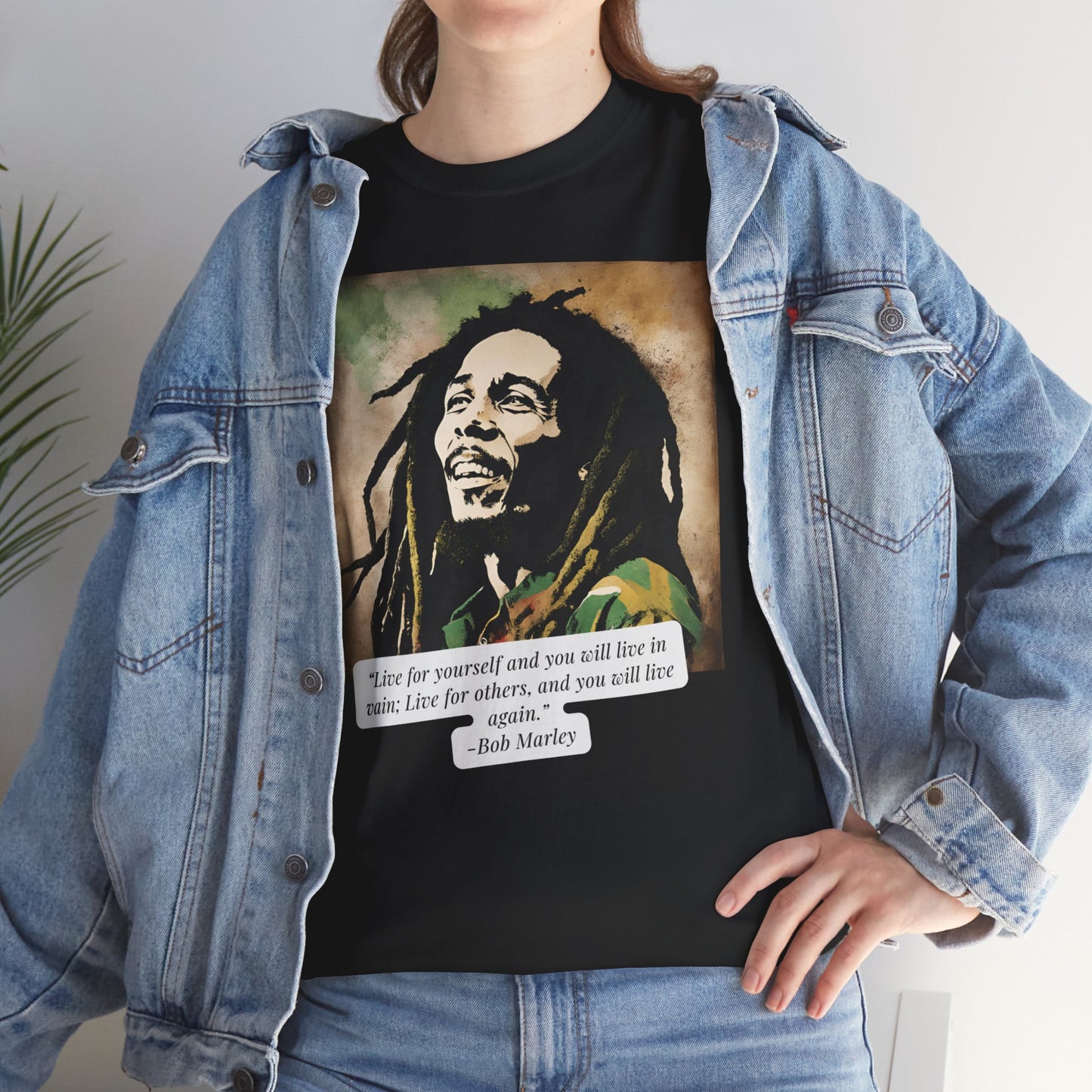 Unisex  Bob Marley Cotton Tee