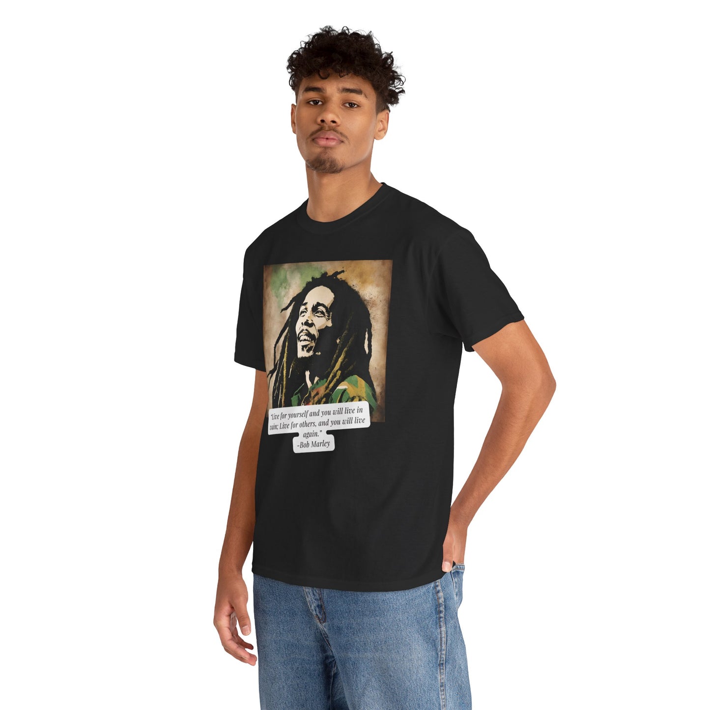 Unisex  Bob Marley Cotton Tee