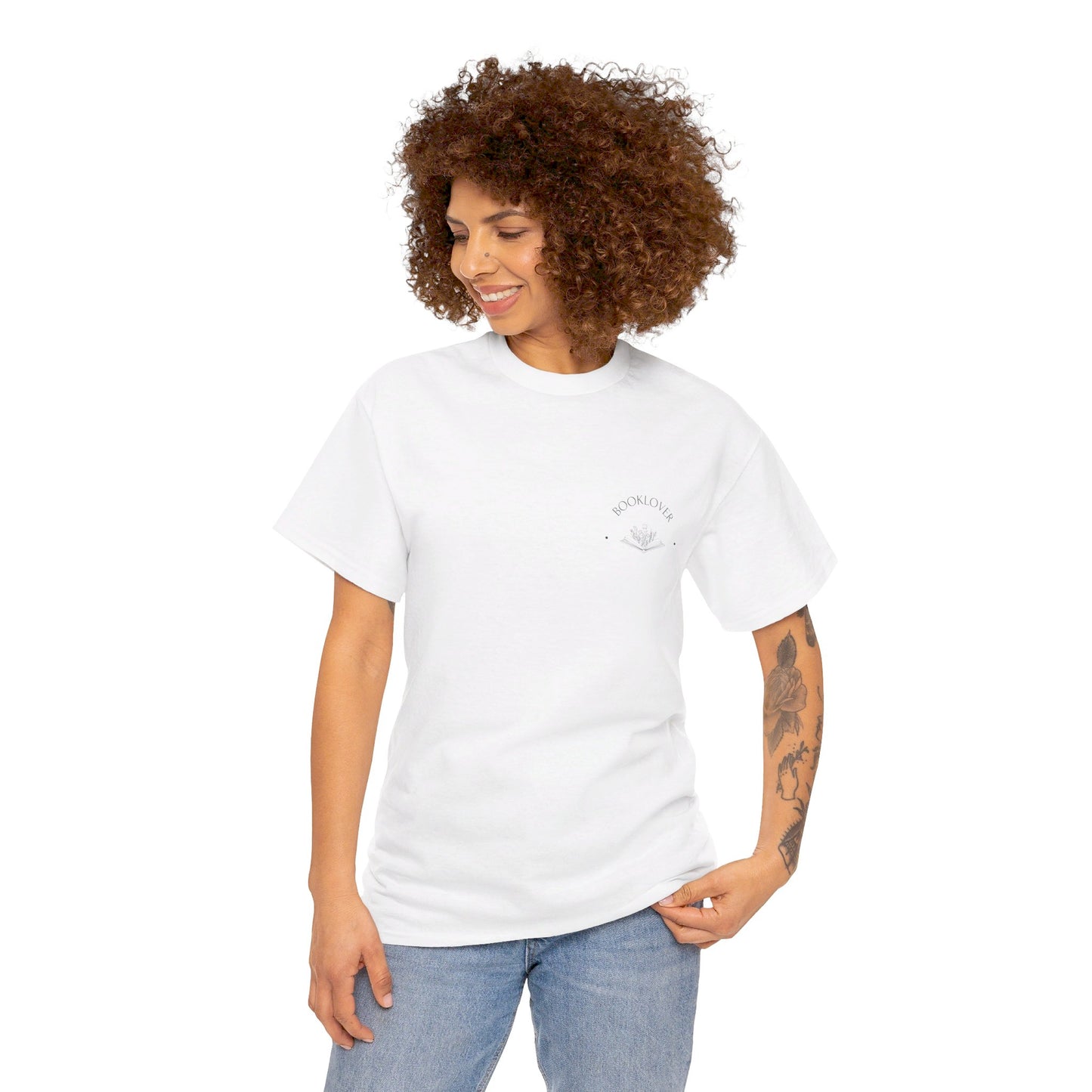 Unisex Cotton Tee "BOOKLOVER"