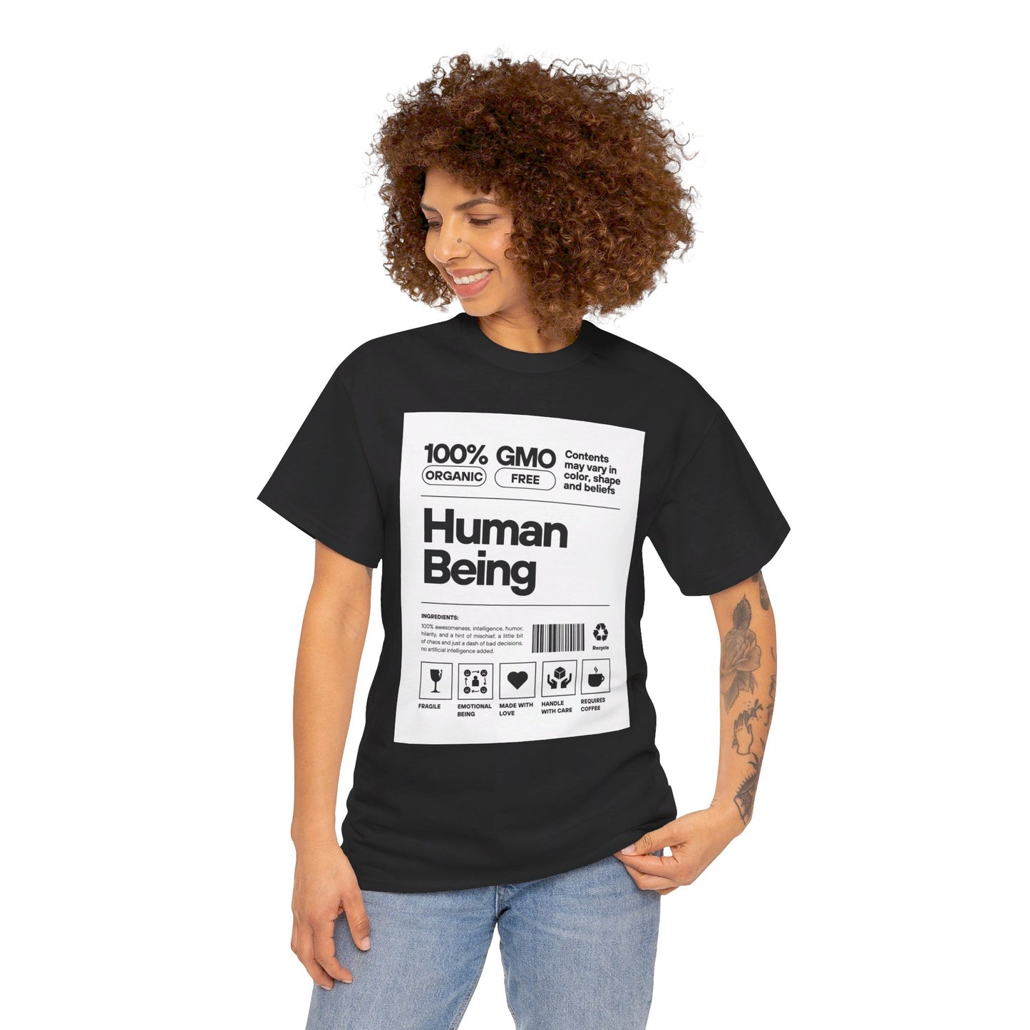 Unisex  Cotton Tee "Human Being"